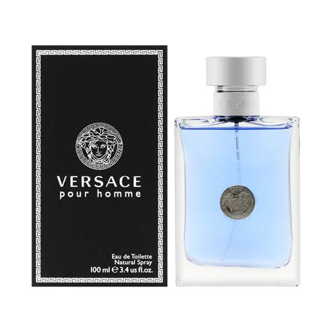 versace pour himme|Versace Pour Homme Eau De Toilette Natural Spray, 3.4 Fl Oz.